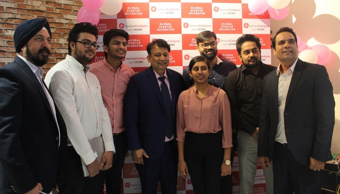 Venture Catalysts team posing for a photo