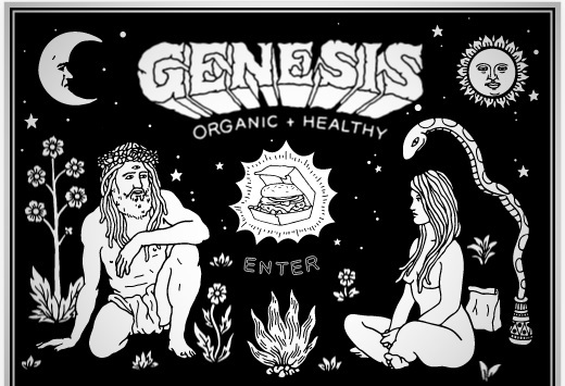 Screenshot of Genesis website