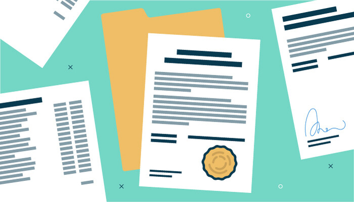 Illustration Business Documents