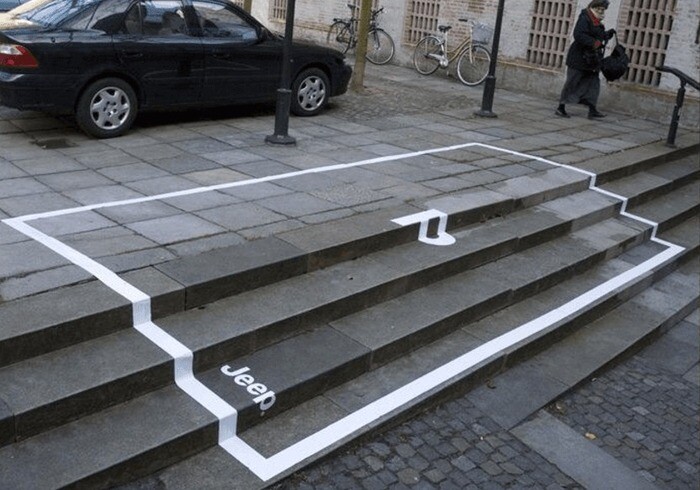 Jeep guerrilla marketing campaign